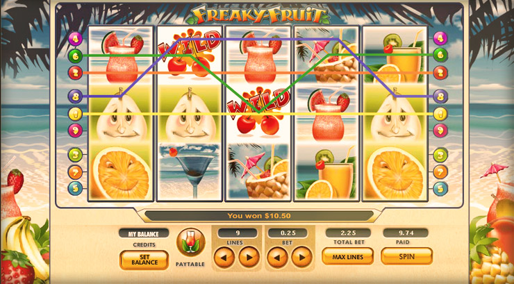 Freaky Fruit Slot Game at 777 Casino