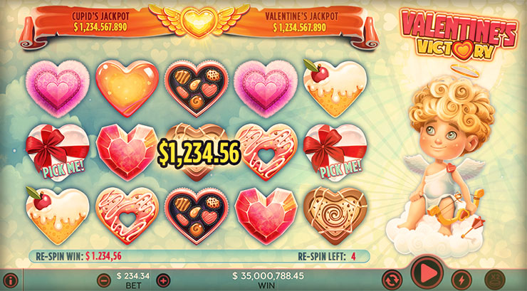Valentine’s Victory Slots at 777 Casino