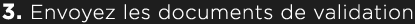 Send Validation Documents strip