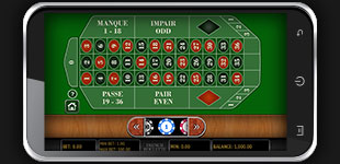playing french roulette on mobile