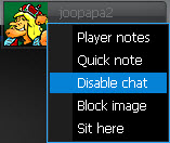 Disable chat Disable chat