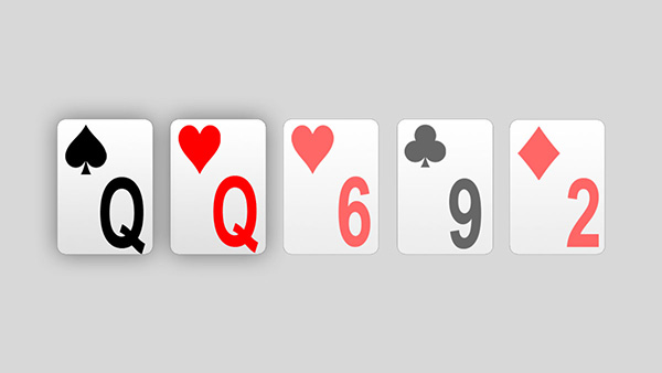 Pokerblätter: Ein Paar