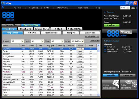 Poker Lobby