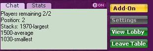 Add on button Add on button