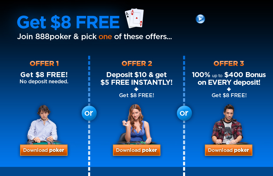 poker free money no deposit