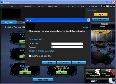 Login Screen