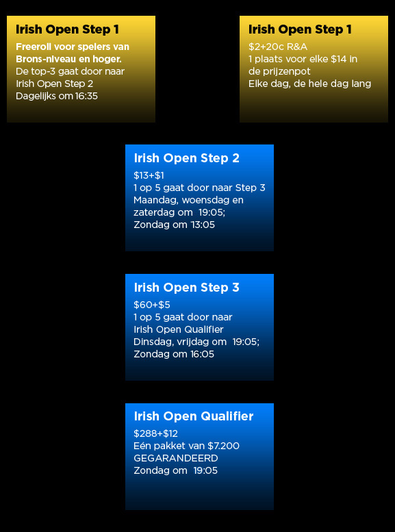 Irish poker Open 2011 - stroomdiagram