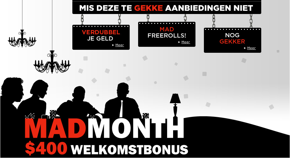 Mad Month-promotie bij 888poker