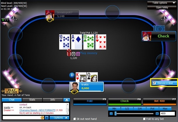 Finalbordsdeal 1 Finalbordsdeal 1