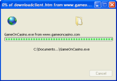 Download progress