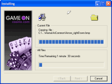 Installation Screen