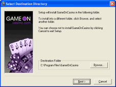 Installation Screen
