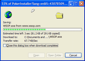 download progress