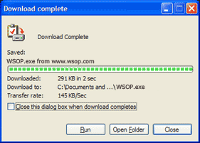download complete