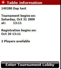 table information