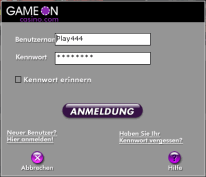 Login Screen