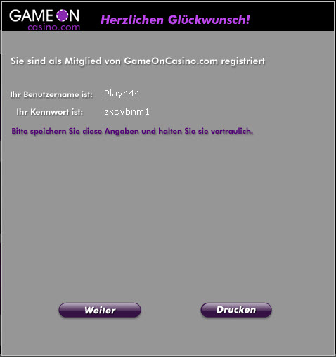 Login Screen