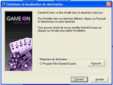 Installation Screen