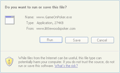 DownloadPoker Screen
