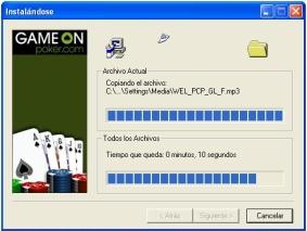 Installation Screen