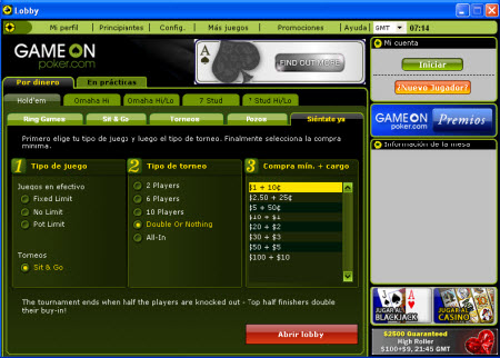 Poker Lobby