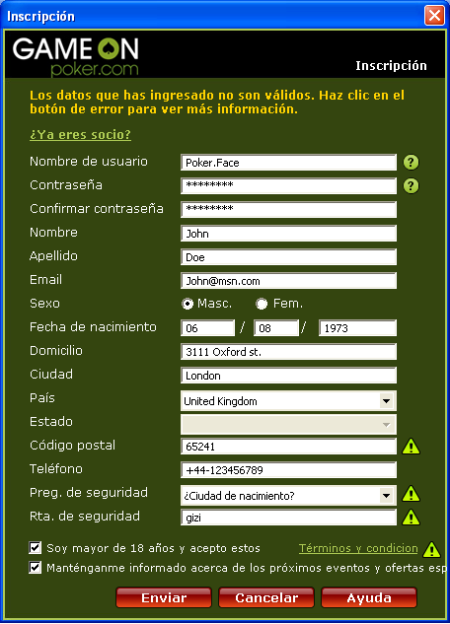 Registration