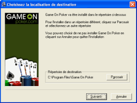 Installation Screen
