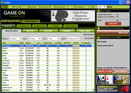main list