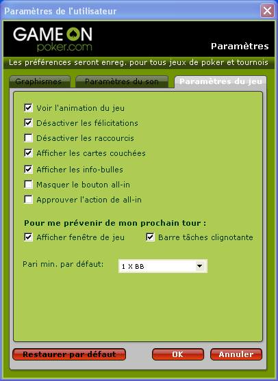 User Setting