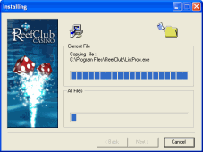 Installation Screen