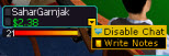 Disabling Chat