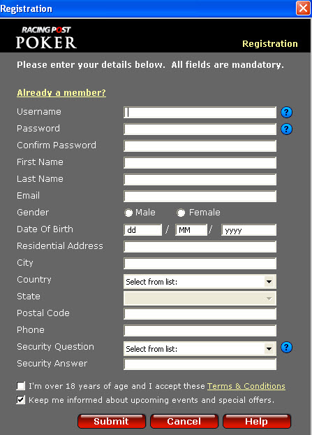 Registration