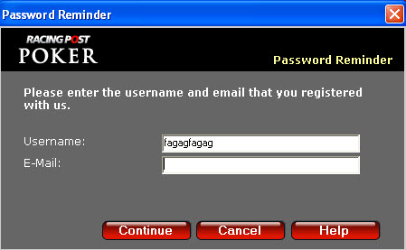 Password Reminder