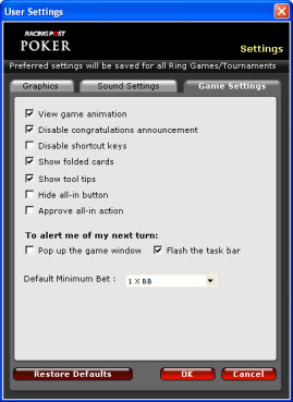 User Setting