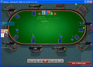 Game Hand Replay Feature