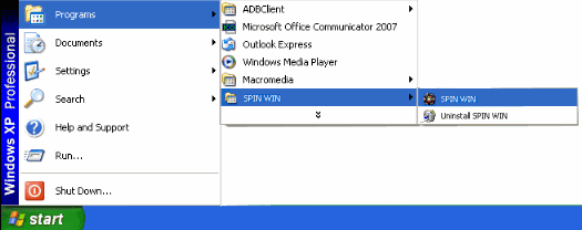 Start menu