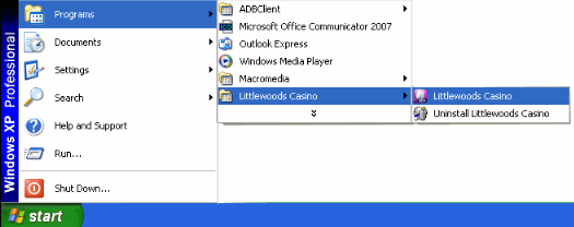Start menu