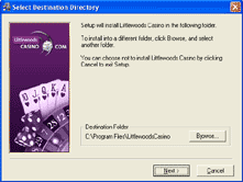 Installation Screen