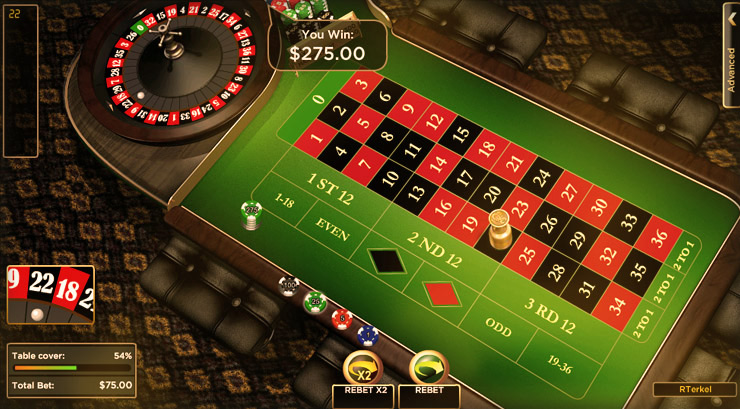 Play European Roulette Online