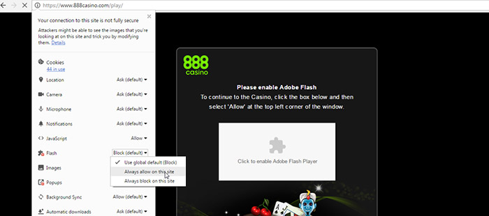 888casino login