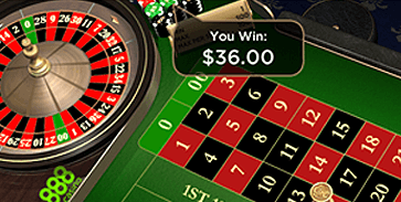 American Roulette at 888 Casino Canada
