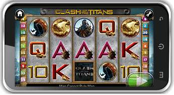 playing clash of the titans on mobile