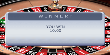 3D roulette win