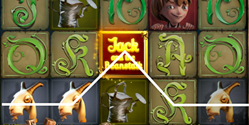 jack and the beanstalk winning the slot