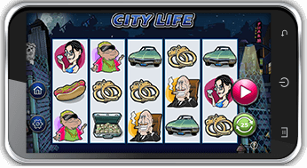 city life mobile slots game