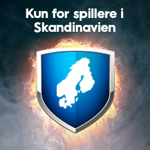 Kun for spillere i Skandinavien