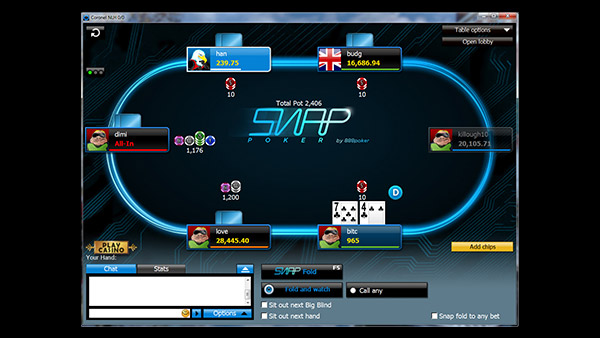 SNAP poker