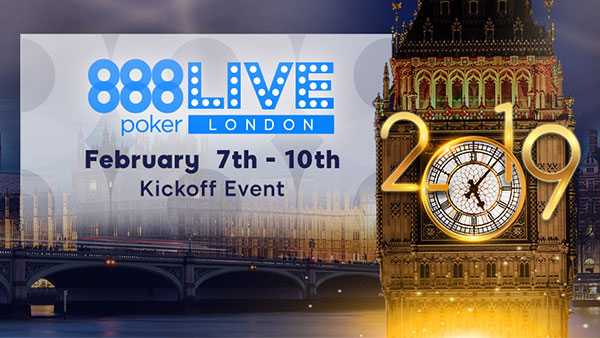 Início do 888poker LIVE de 2019: começando bem o novo ano.