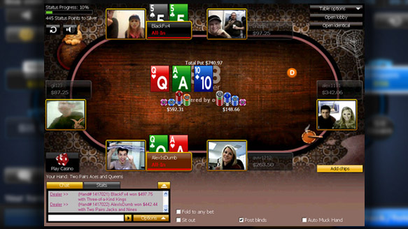 Webcam Poker