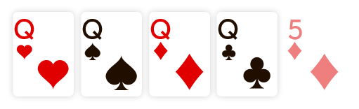Four of a Kind Poker Hand Ranking | Poker Quads